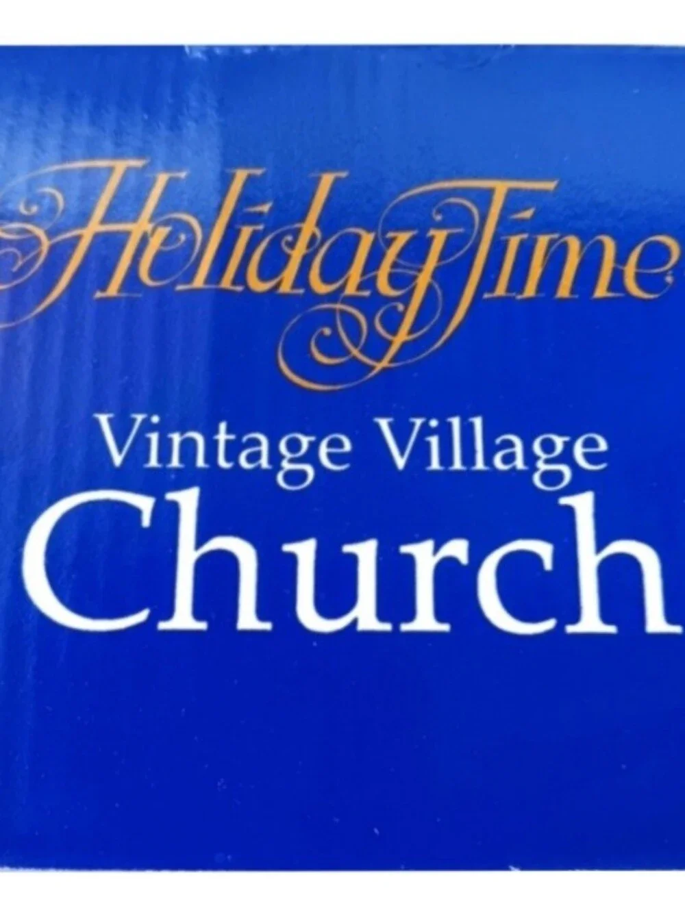 Vintage Holiday Time Village Lighted Church | EUC
